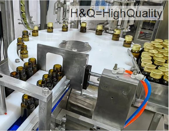 HQ-YGSZ2 Автоматическая машина для наполнения, закупорки и укупорки жидкостей