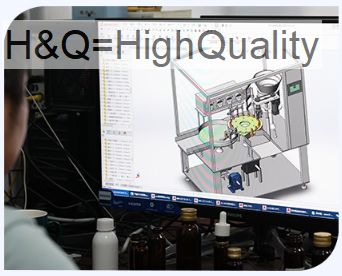 HQ-YGSZ2 Автоматическая машина для наполнения, закупорки и укупорки жидкостей