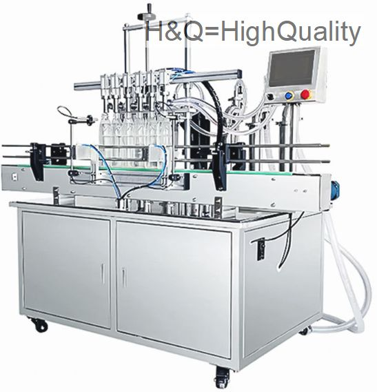 HQ-6GB Полностью автоматическая поршневая машина для наполнения жидкостью высокой вязкости